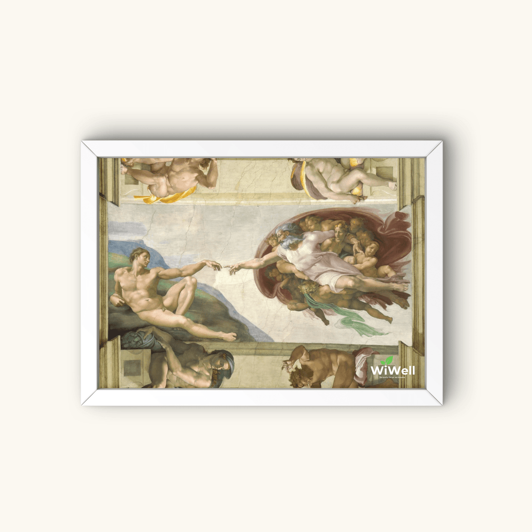 The Creation of Adam Art Panel by Michelangelo | WiLife