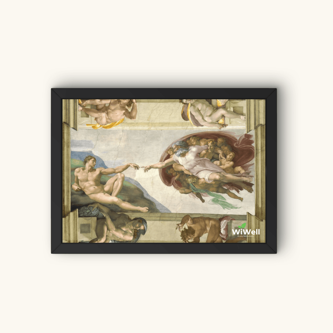 The Creation of Adam Art Panel by Michelangelo | WiLife